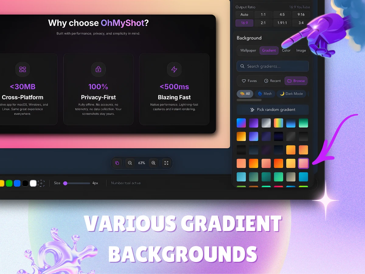 Gradient Backgrounds